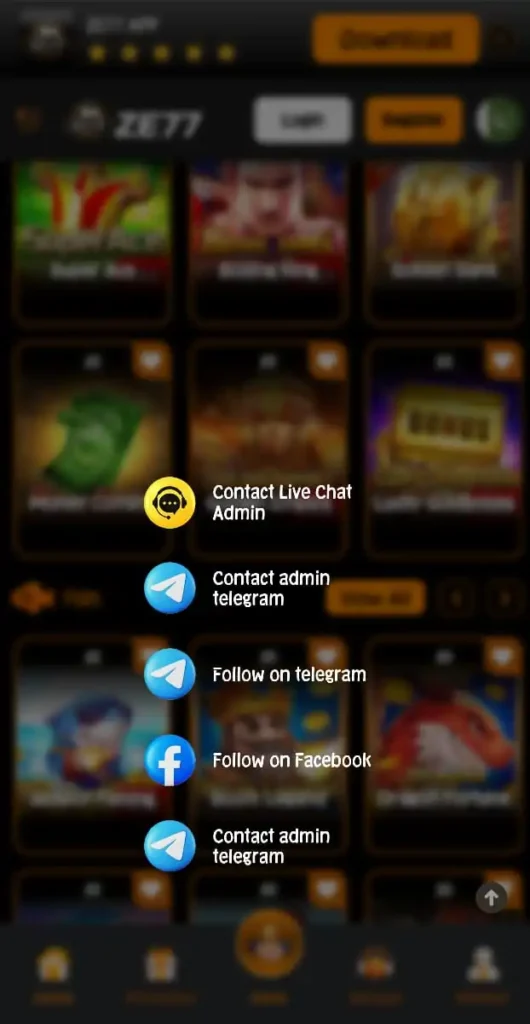 ZE77 Game customer care