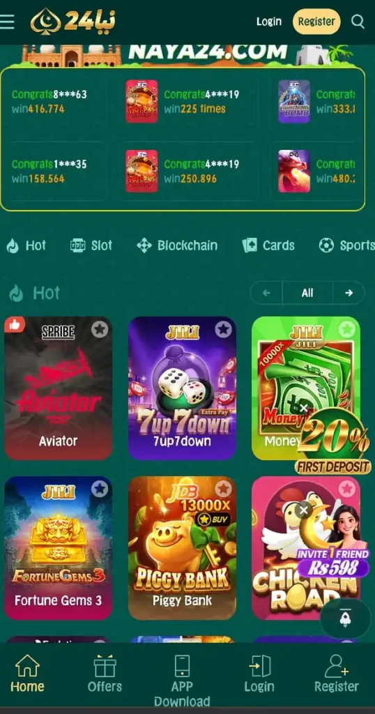 Naya24 game Home