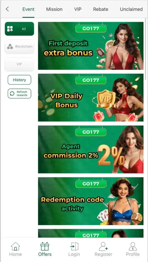 GO177 Game events